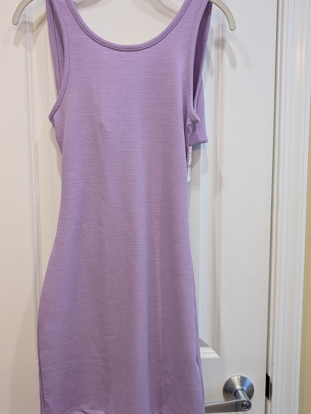 Roxy Lilac Ribbed Tank Dress - Picture 5 of 9
